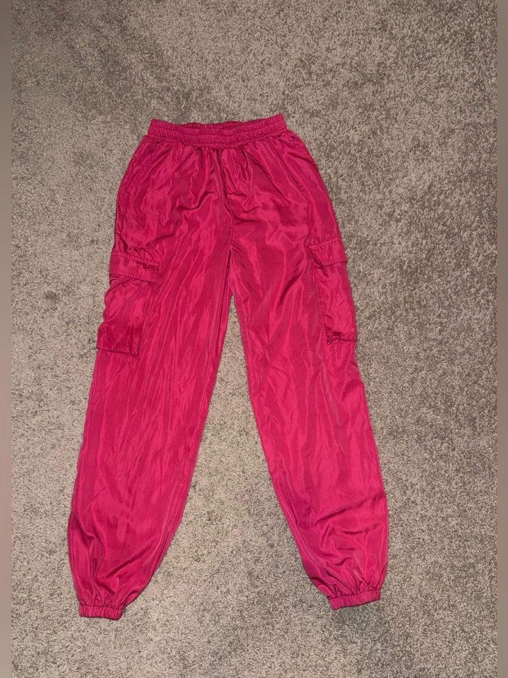Girls Pink wind breaker pants